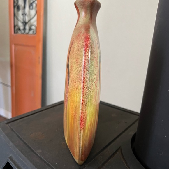 Square Thin Ceramic Decorative Vase - Picture 4 of 10